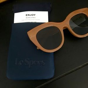 Brand New Le Specs Sunglasses - Caramel Color
